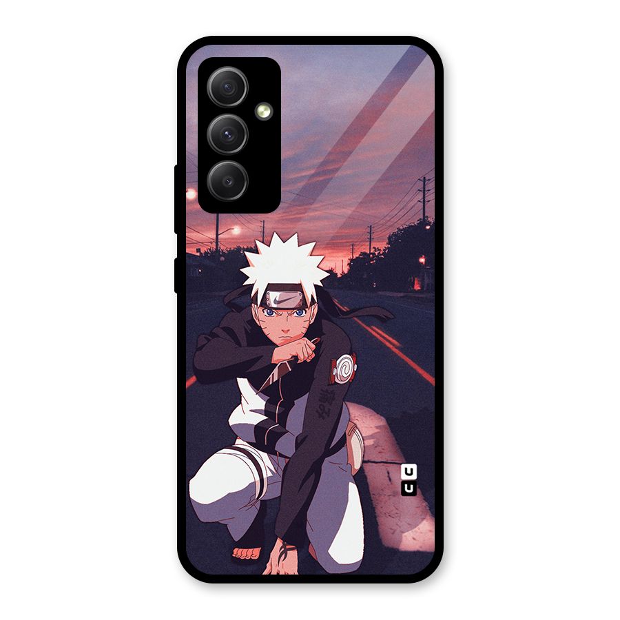 Anime Naruto Aesthetic Glass Back Case for Galaxy A34