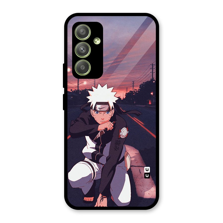 Anime Naruto Aesthetic Glass Back Case for Galaxy A54