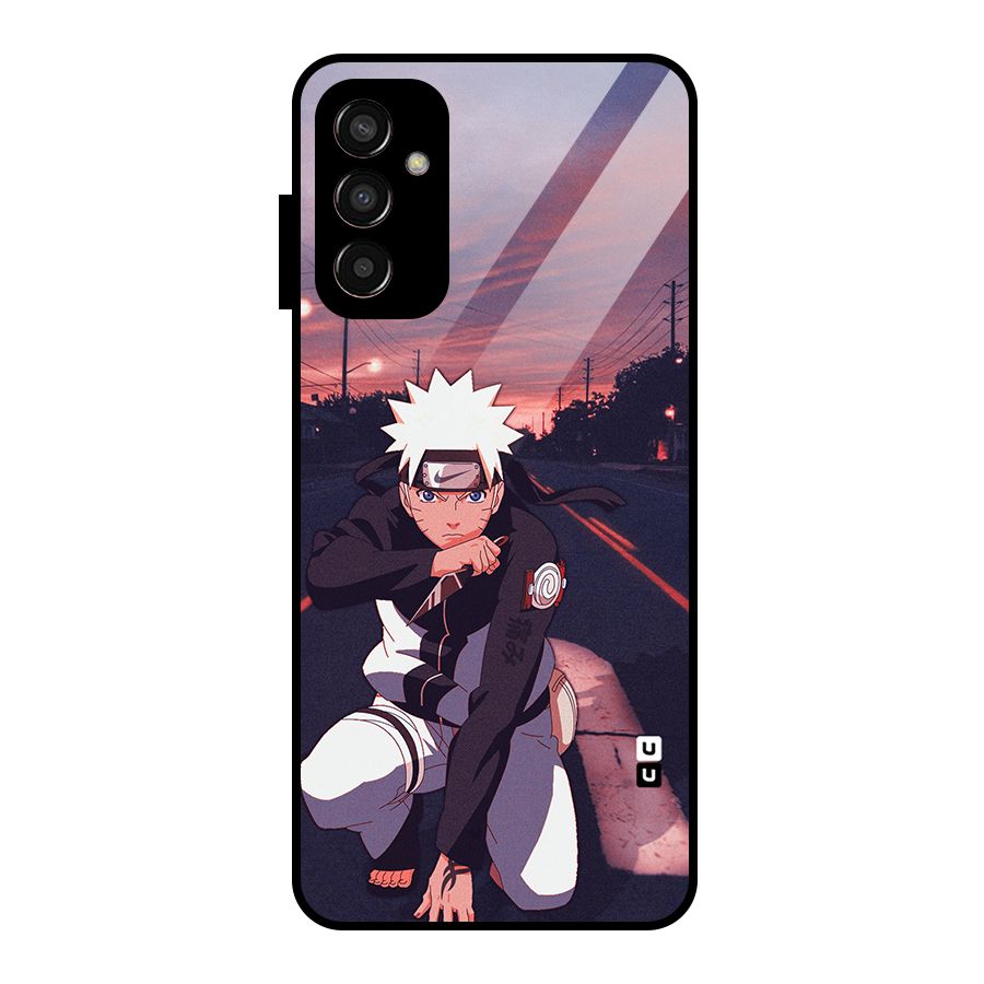 Anime Naruto Aesthetic Glass Back Case for Galaxy F13