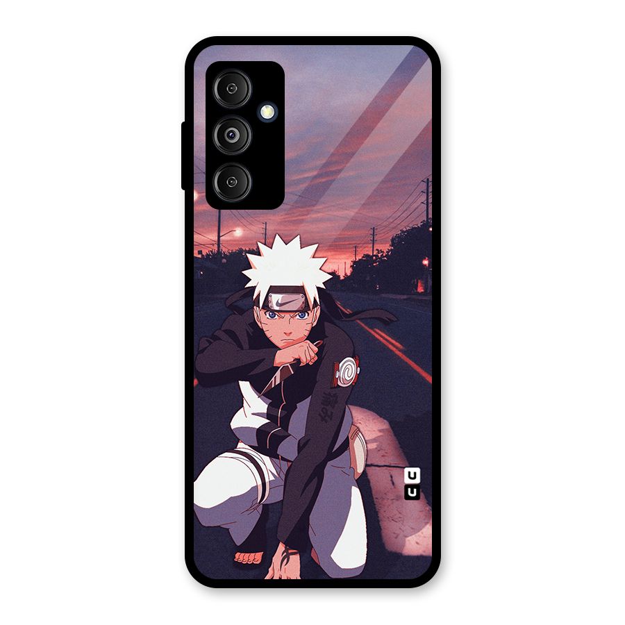 Anime Naruto Aesthetic Glass Back Case for Galaxy M14 5G