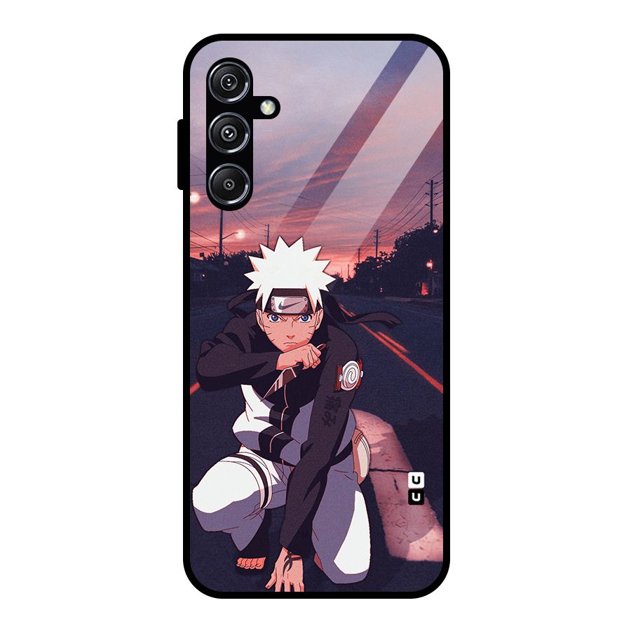 Anime Naruto Aesthetic Glass Back Case for Galaxy M34 5G