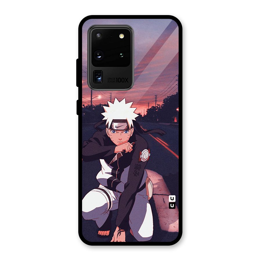 Anime Naruto Aesthetic Glass Back Case for Galaxy S20 Ultra