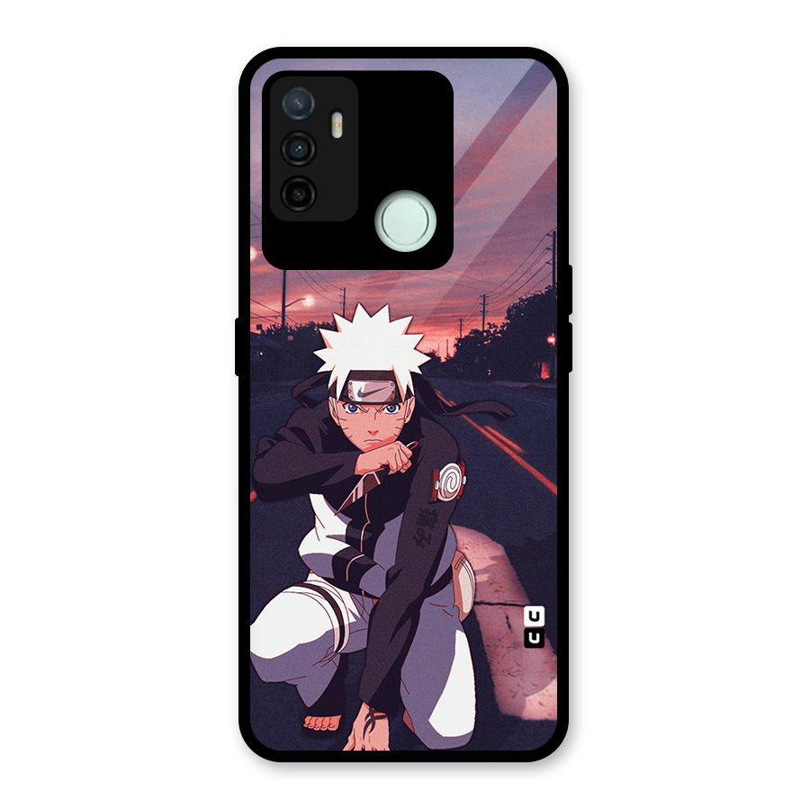 Anime Naruto Aesthetic Glass Back Case for Oppo A53