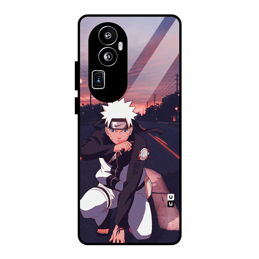 Anime Naruto Aesthetic Glass Back Case for Oppo Reno10 Pro Plus