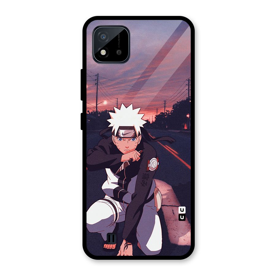 Anime Naruto Aesthetic Glass Back Case for Realme C11 2021