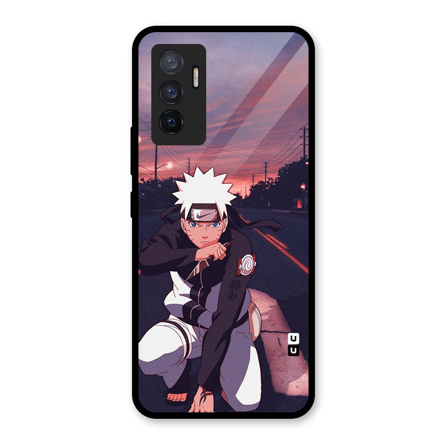 Anime Naruto Aesthetic Glass Back Case for Vivo V23e