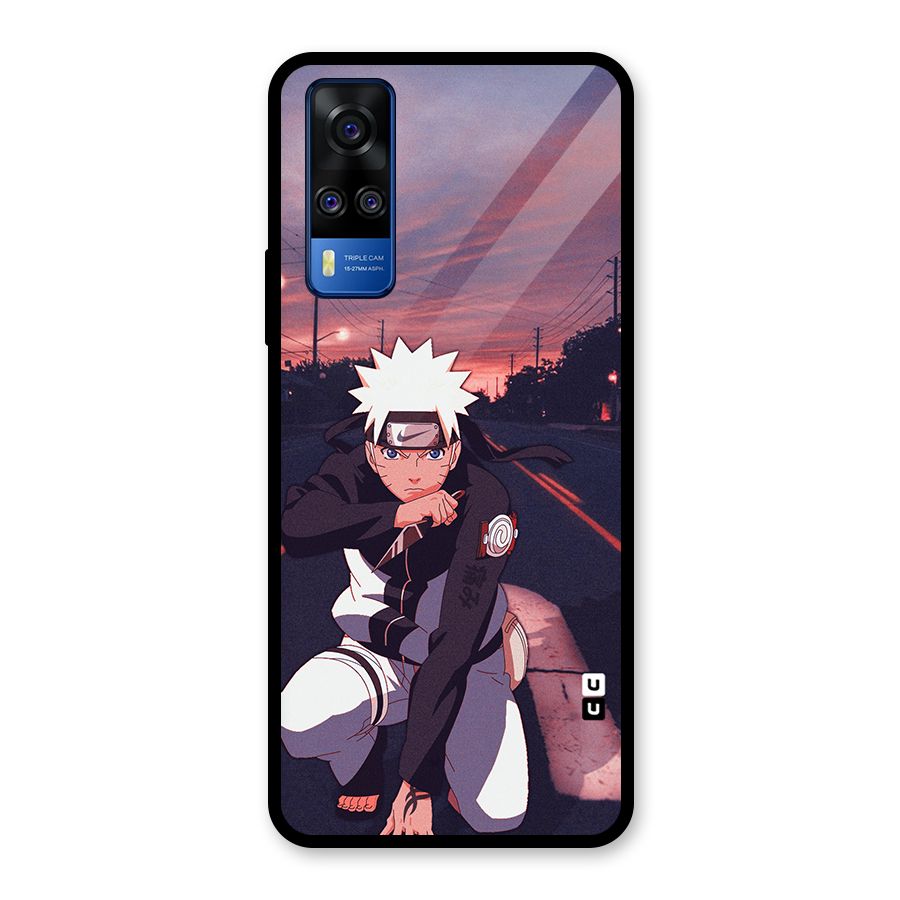 Anime Naruto Aesthetic Glass Back Case for Vivo Y31