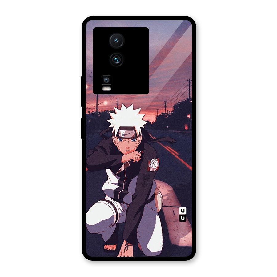 Anime Naruto Aesthetic Glass Back Case for Vivo iQOO Neo 7