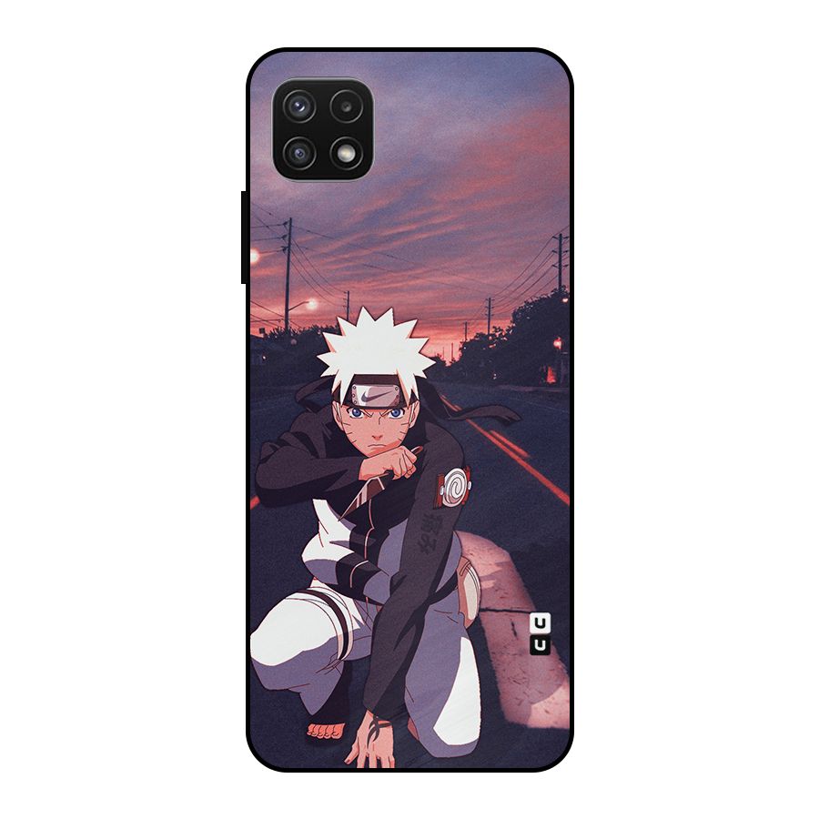 Anime Naruto Aesthetic Metal Back Case for Galaxy A22 5G