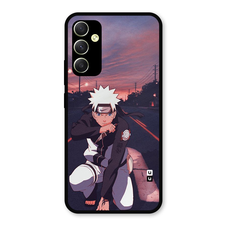 Anime Naruto Aesthetic Metal Back Case for Galaxy A34