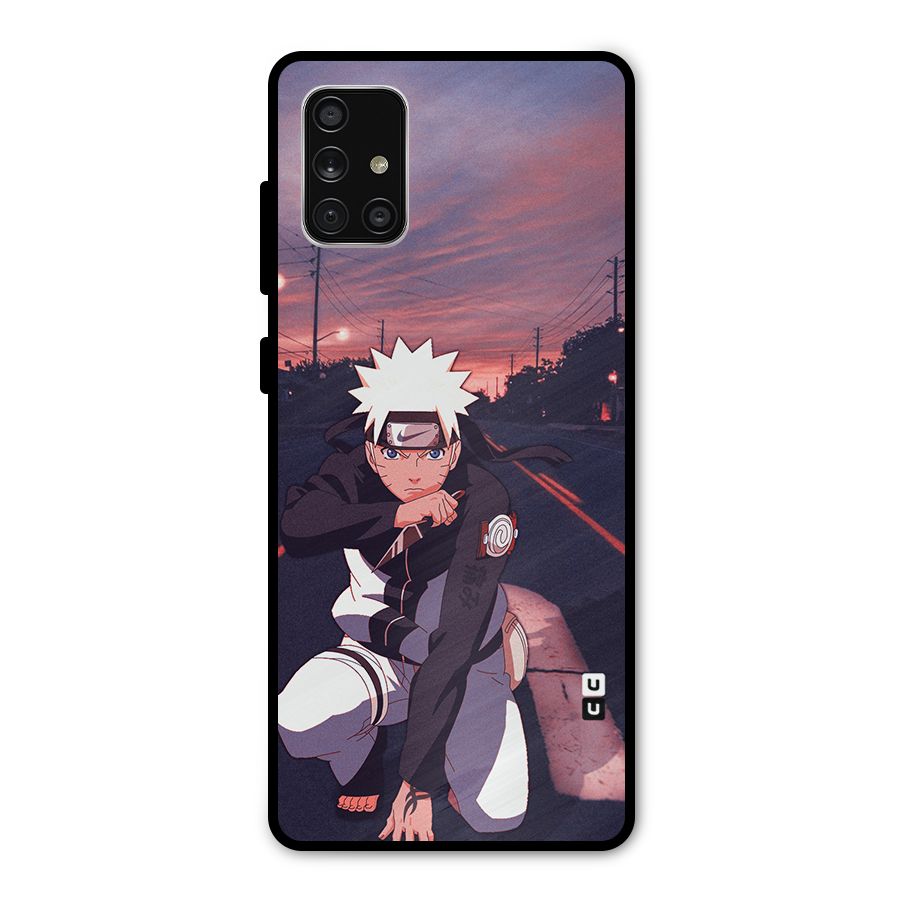 Anime Naruto Aesthetic Metal Back Case for Galaxy A71