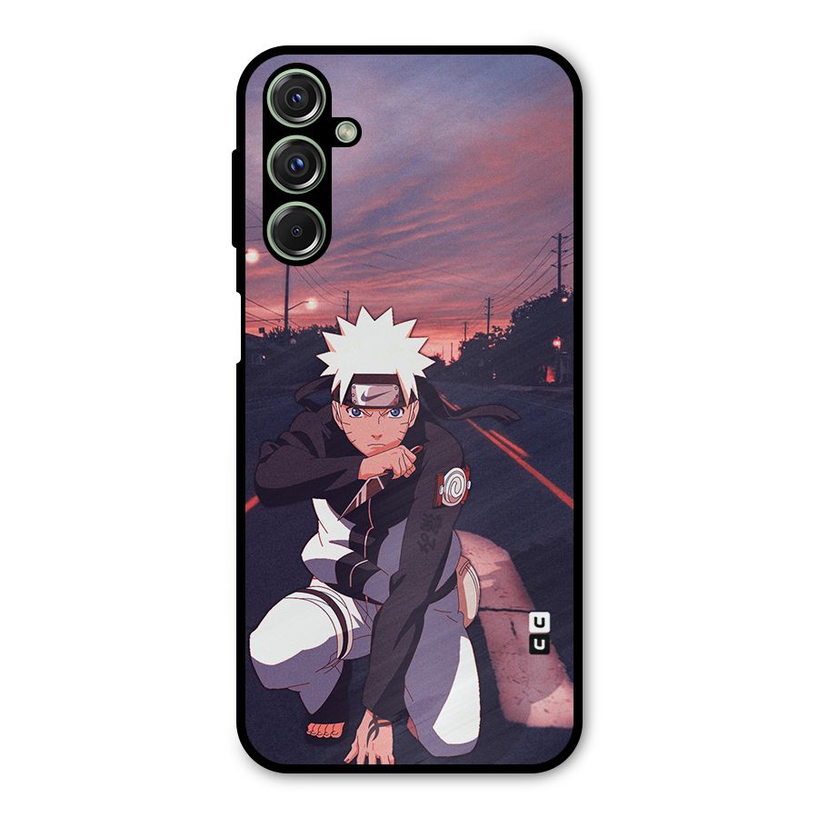 Anime Naruto Aesthetic Metal Back Case for Galaxy F34
