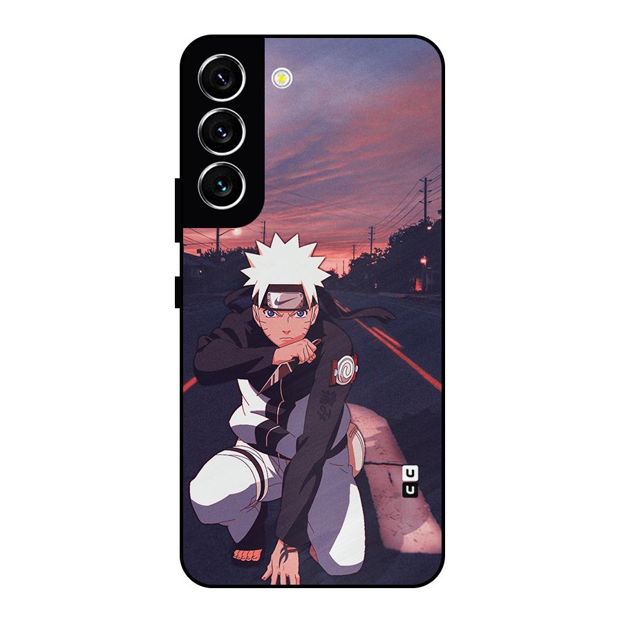 Anime Naruto Aesthetic Metal Back Case for Galaxy S22 5G