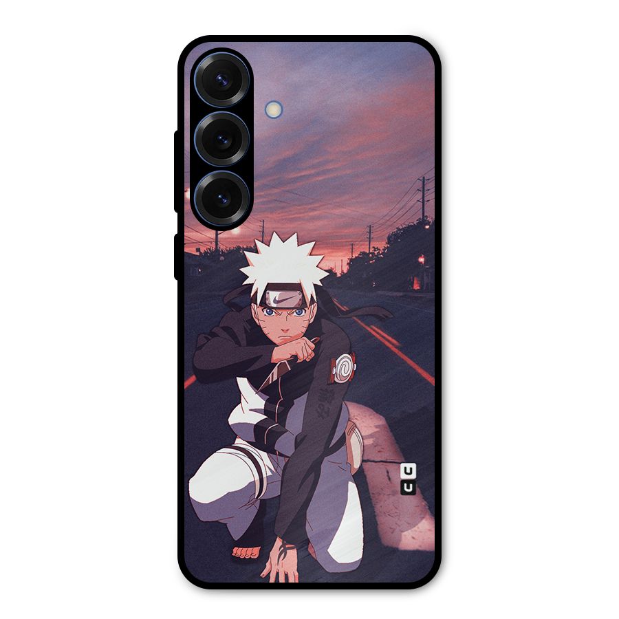 Anime Naruto Aesthetic Metal Back Case for Galaxy S25 Plus