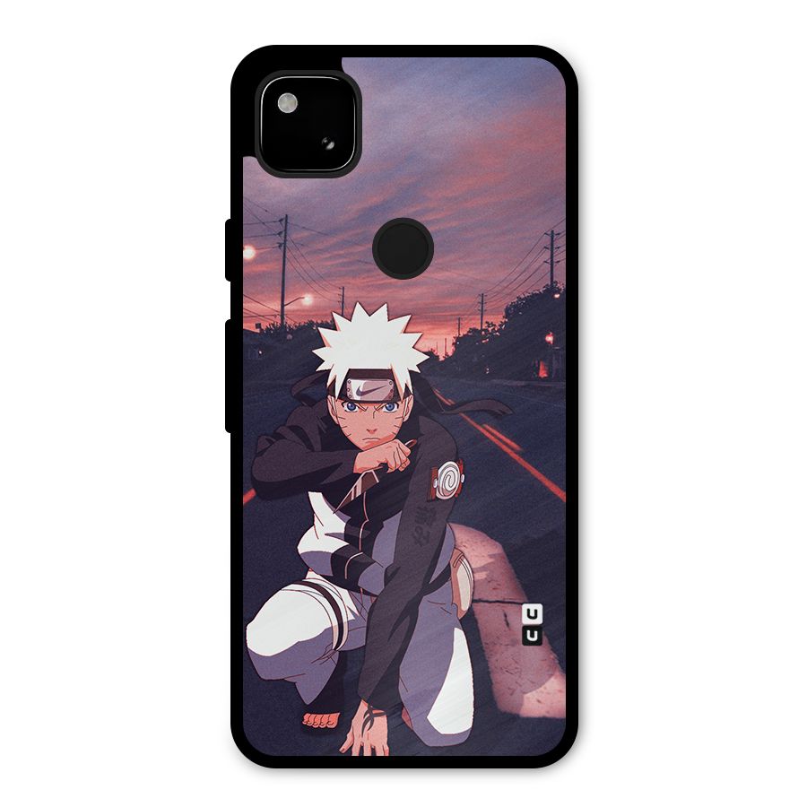 Anime Naruto Aesthetic Metal Back Case for Google Pixel 4a