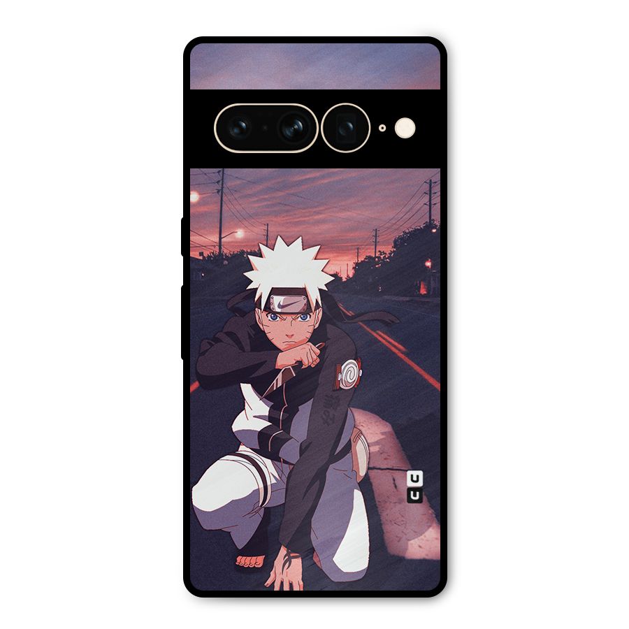 Anime Naruto Aesthetic Metal Back Case for Google Pixel 7 Pro
