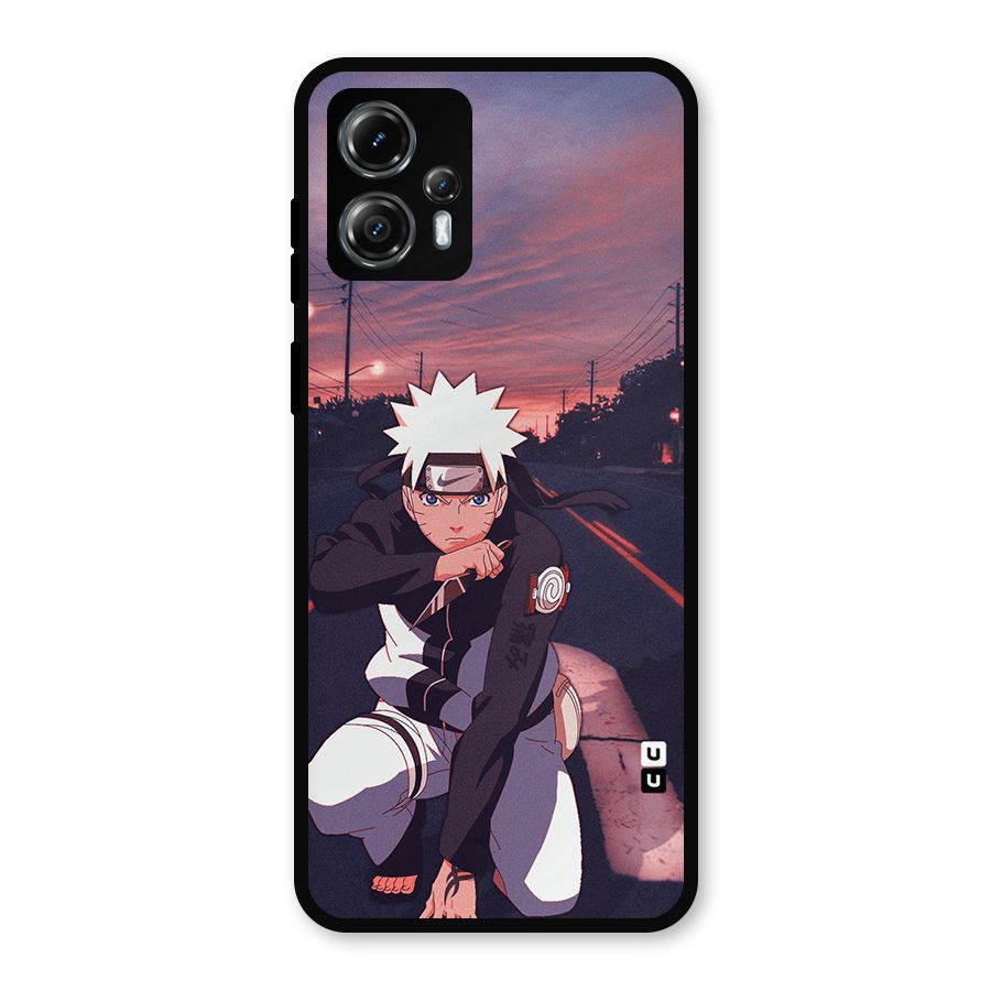 Anime Naruto Aesthetic Metal Back Case for Moto G13