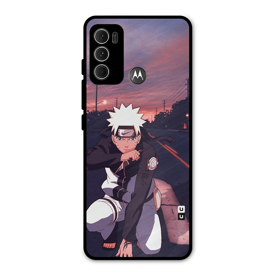 Anime Naruto Aesthetic Metal Back Case for Moto G60