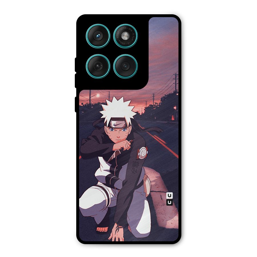 Anime Naruto Aesthetic Metal Back Case for Motorola Edge 60