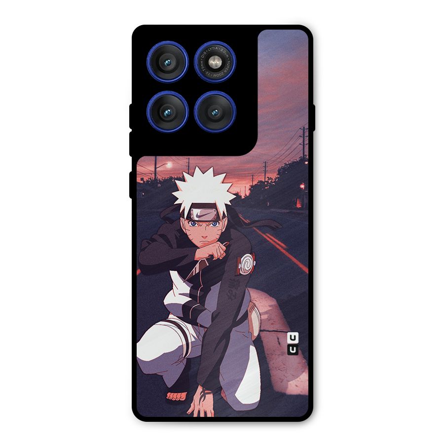 Anime Naruto Aesthetic Metal Back Case for Motorola Edge 60 Pro