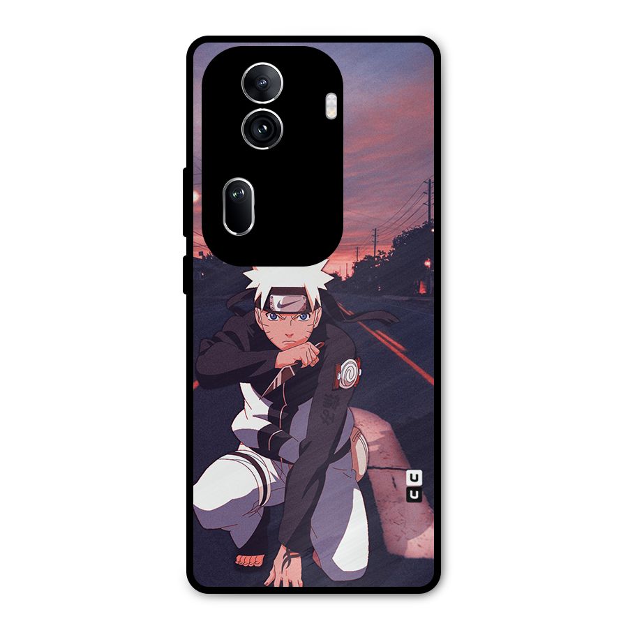 Anime Naruto Aesthetic Metal Back Case for Oppo Reno11 Pro 5G