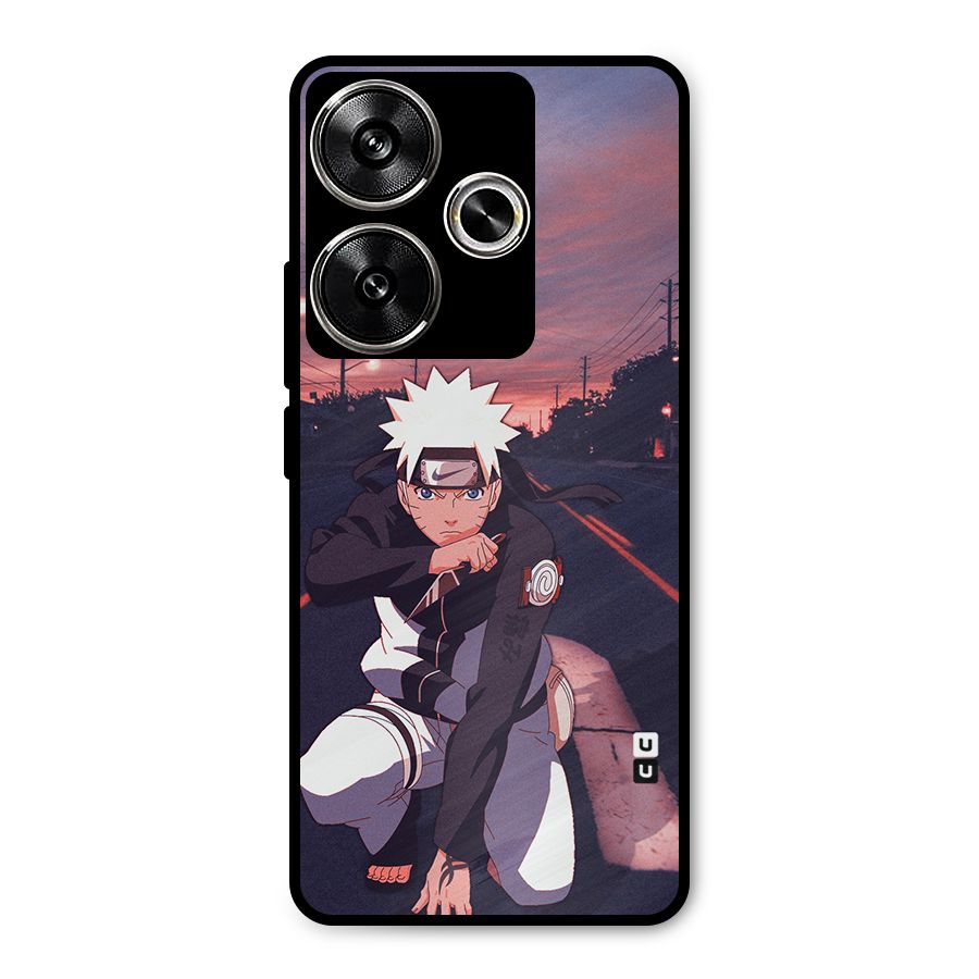 Anime Naruto Aesthetic Metal Back Case for Poco F6