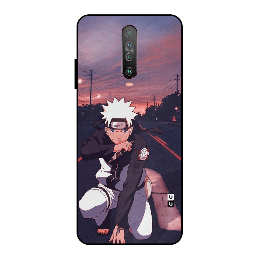 Anime Naruto Aesthetic Metal Back Case for Poco X2