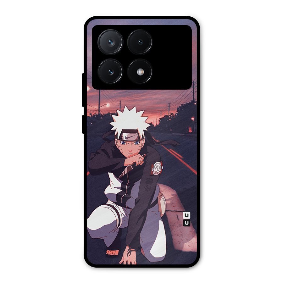 Anime Naruto Aesthetic Metal Back Case for Poco X6 Pro