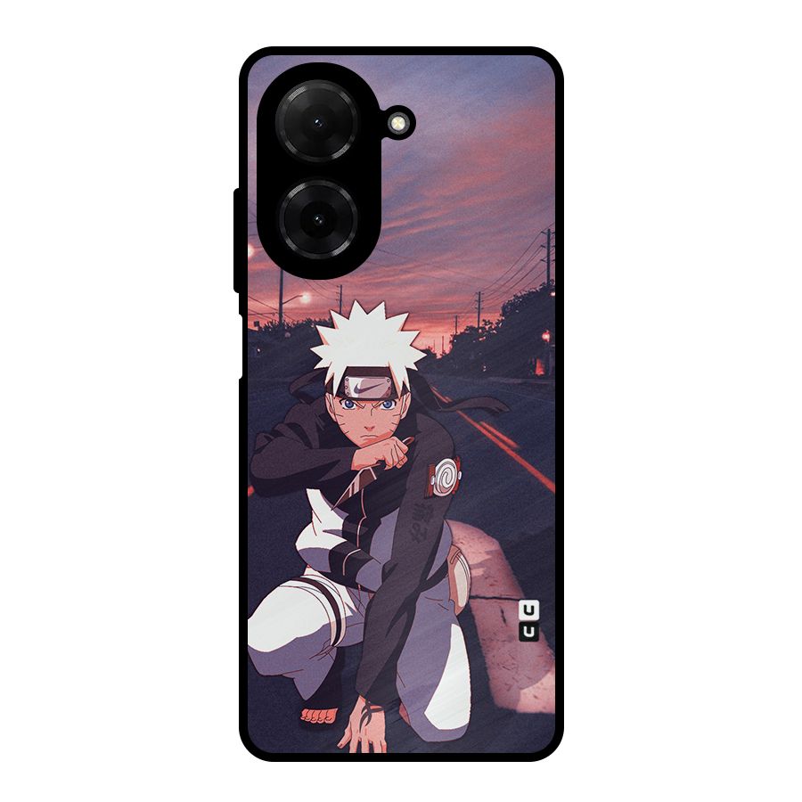 Anime Naruto Aesthetic Metal Back Case for Redmi A5 4G