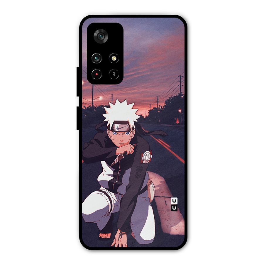 Anime Naruto Aesthetic Metal Back Case for Redmi Note 11T 5G
