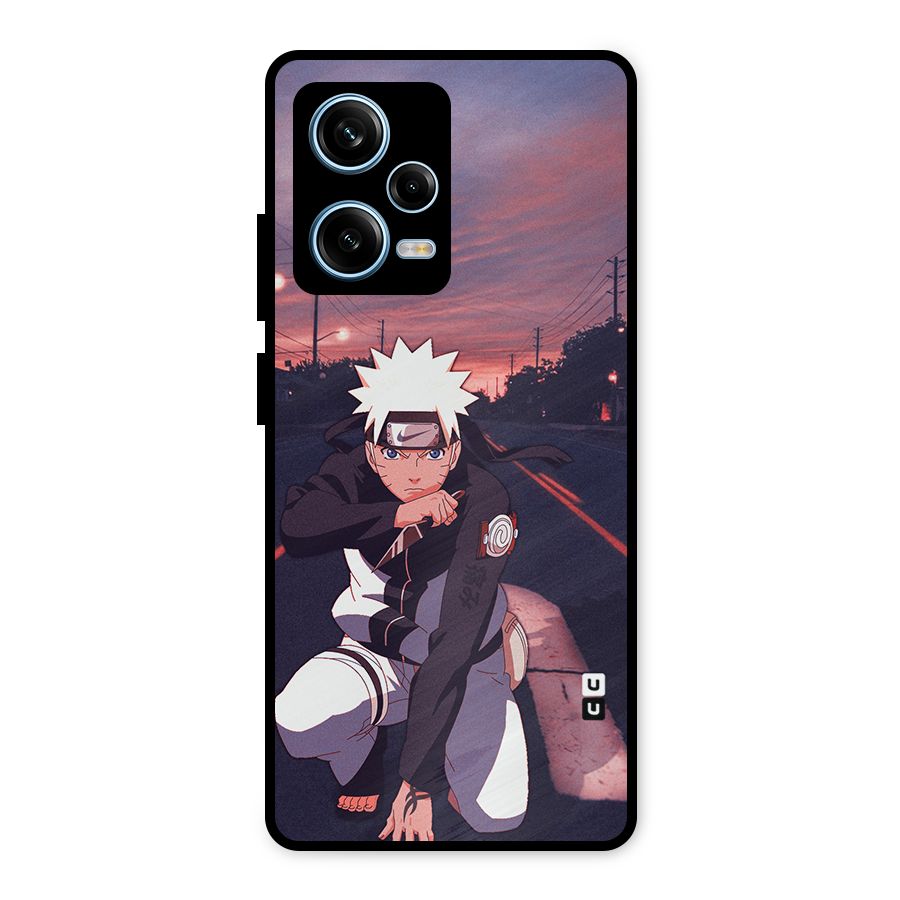 Anime Naruto Aesthetic Metal Back Case for Redmi Note 12 Pro