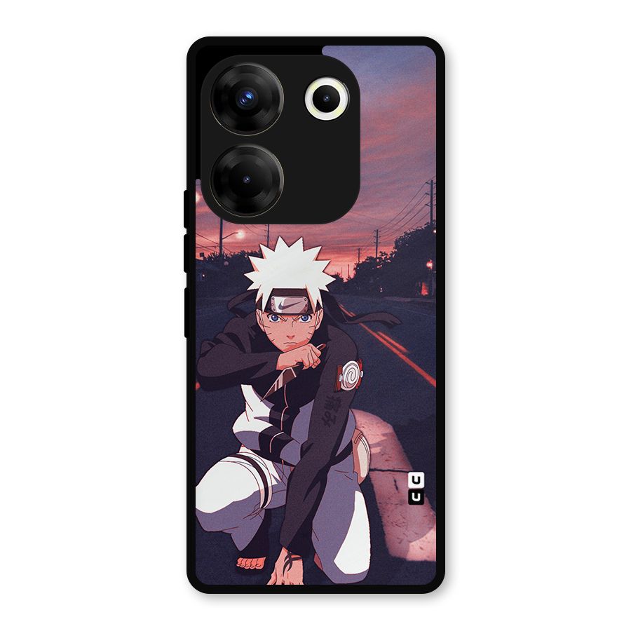 Anime Naruto Aesthetic Metal Back Case for Tecno Camon 20 Pro