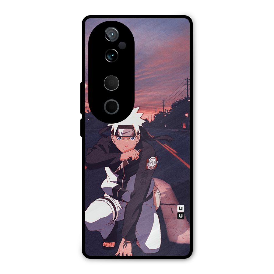 Anime Naruto Aesthetic Metal Back Case for Vivo T3 Ultra