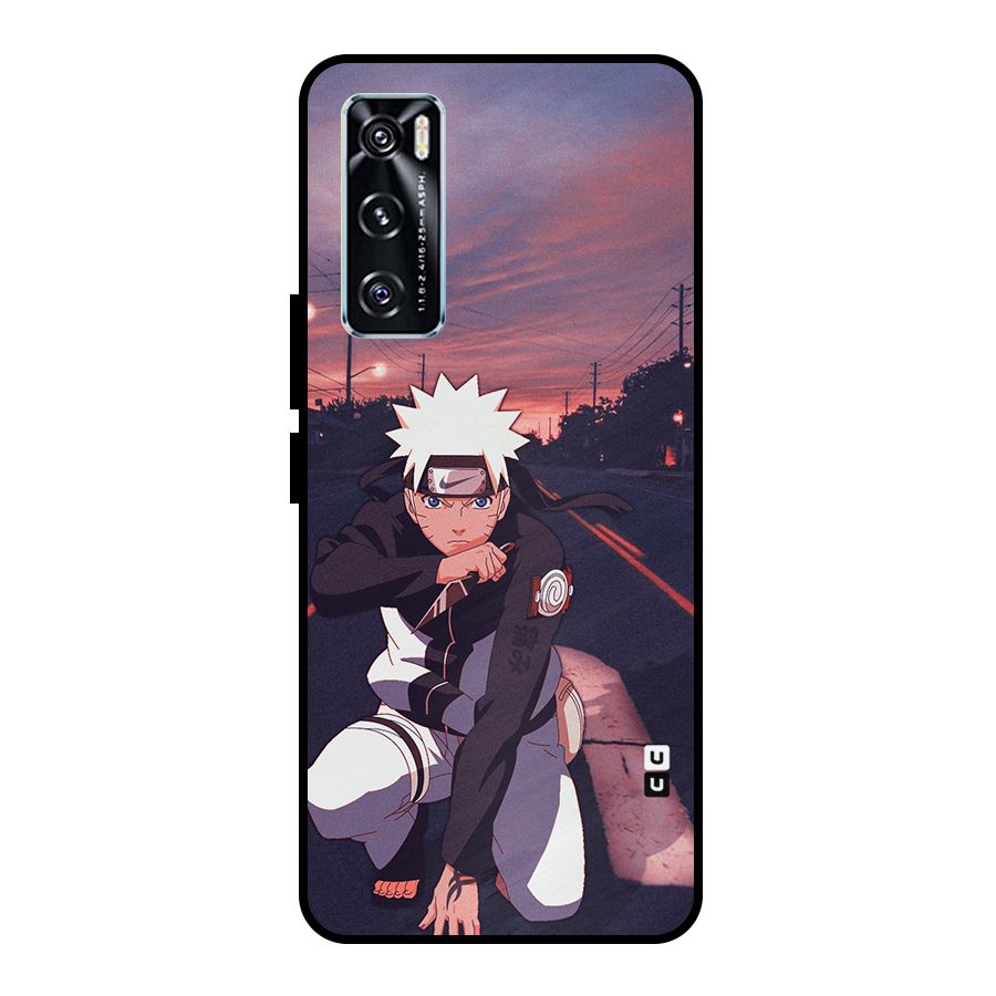 Anime Naruto Aesthetic Metal Back Case for Vivo V20 SE