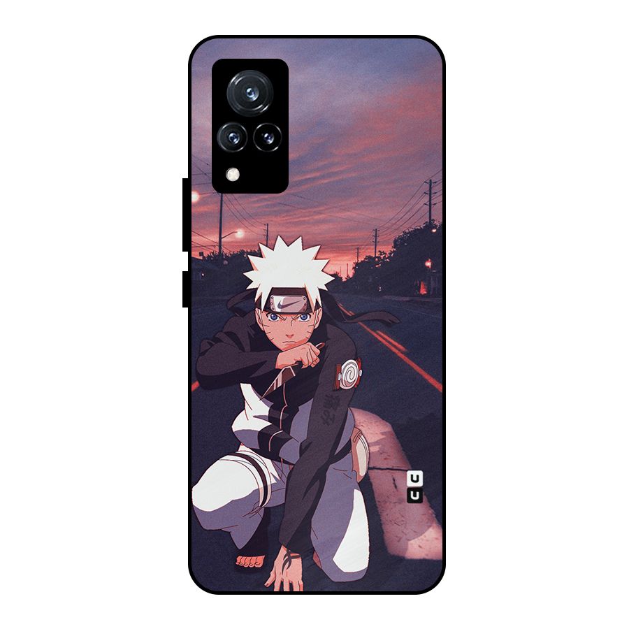 Anime Naruto Aesthetic Metal Back Case for Vivo V21 5G