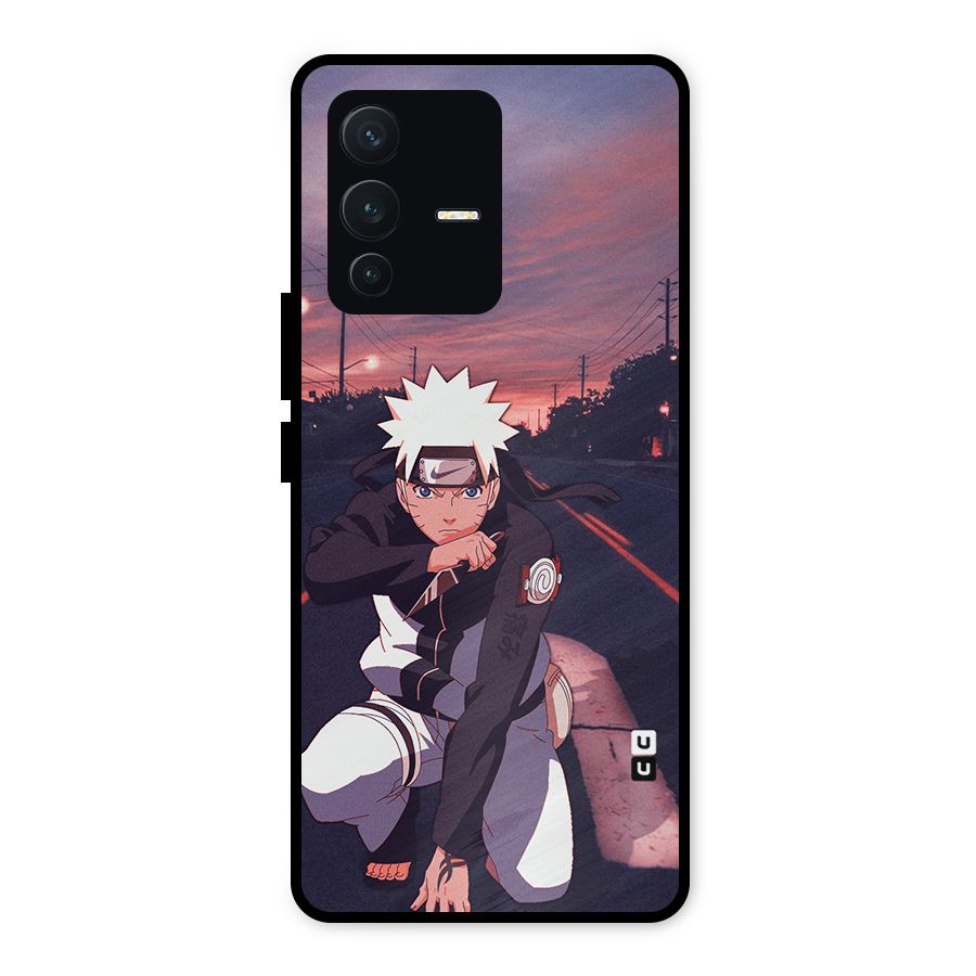 Anime Naruto Aesthetic Metal Back Case for Vivo V23 5G
