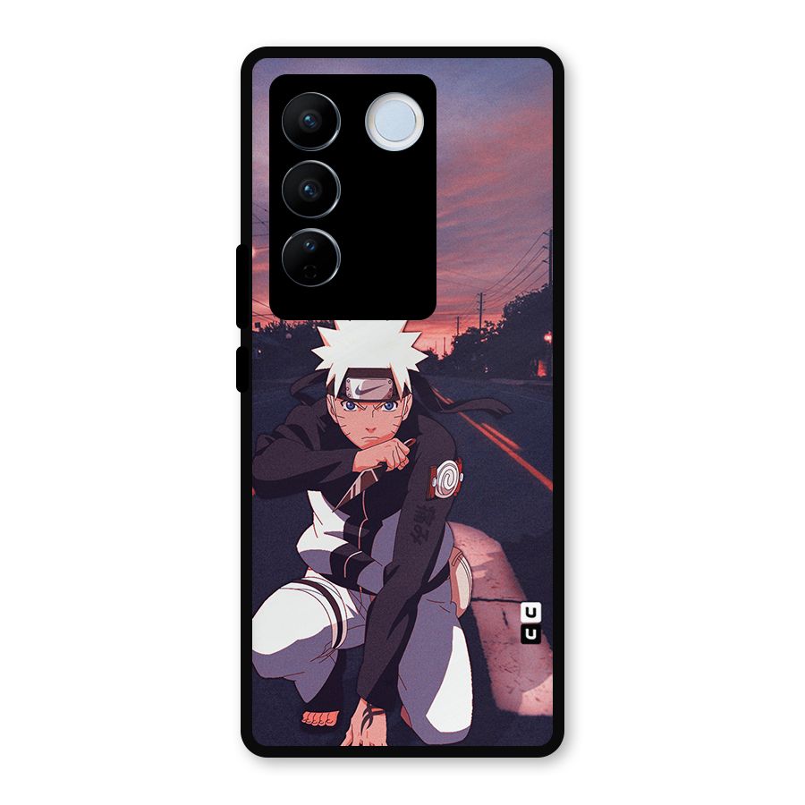 Anime Naruto Aesthetic Metal Back Case for Vivo V27