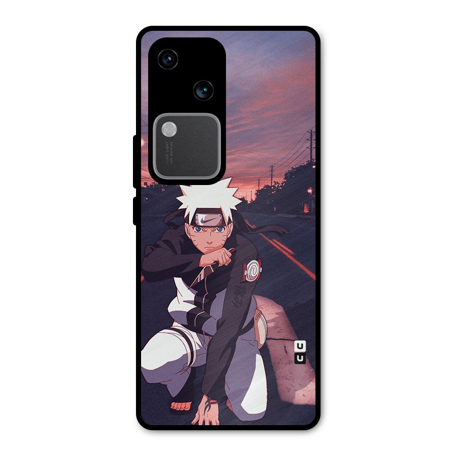 Anime Naruto Aesthetic Metal Back Case for Vivo V30