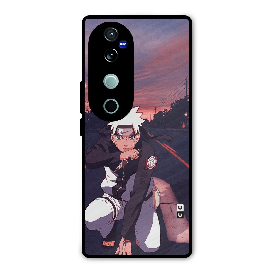 Anime Naruto Aesthetic Metal Back Case for Vivo V40 Pro