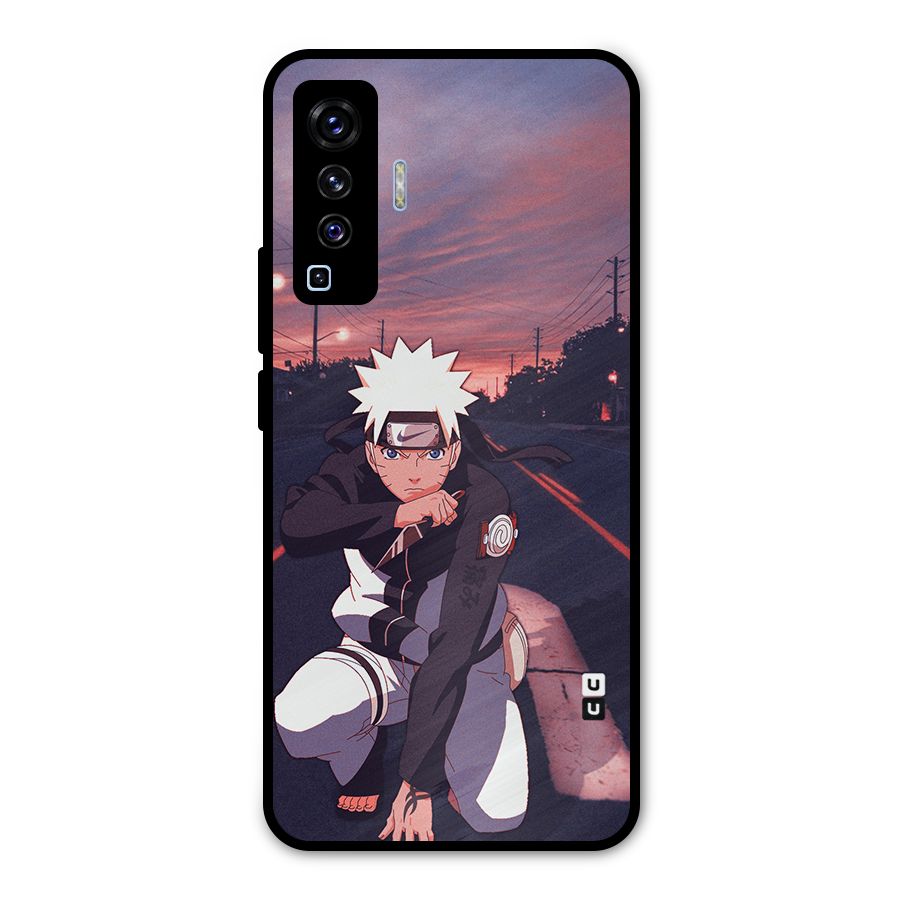 Anime Naruto Aesthetic Metal Back Case for Vivo X50