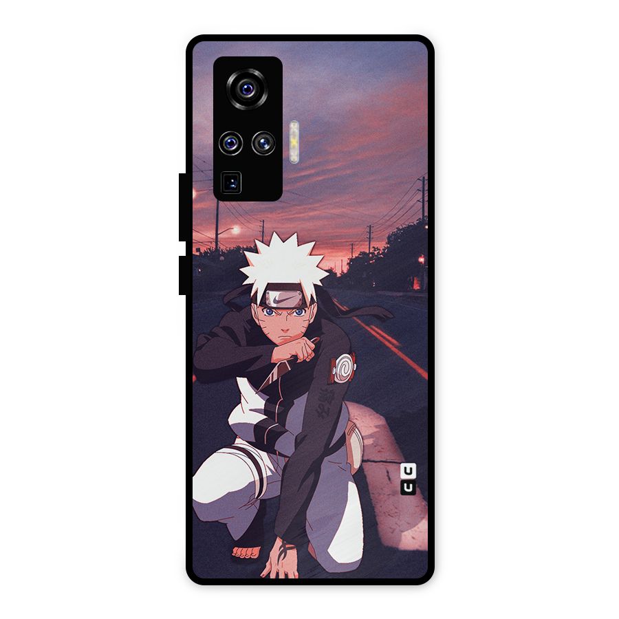 Anime Naruto Aesthetic Metal Back Case for Vivo X50 Pro