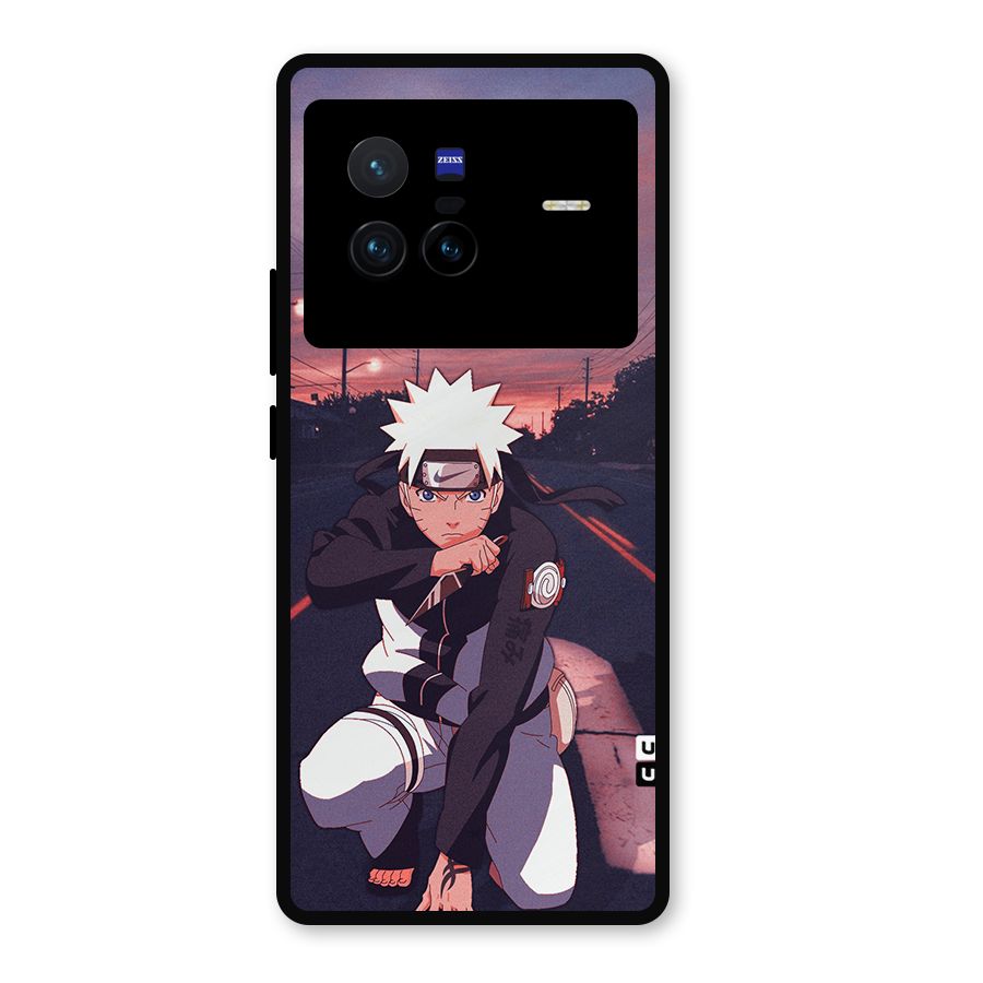 Anime Naruto Aesthetic Metal Back Case for Vivo X80