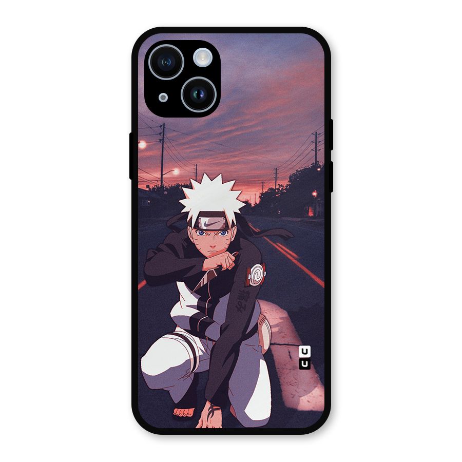 Anime Naruto Aesthetic Metal Back Case for iPhone 14