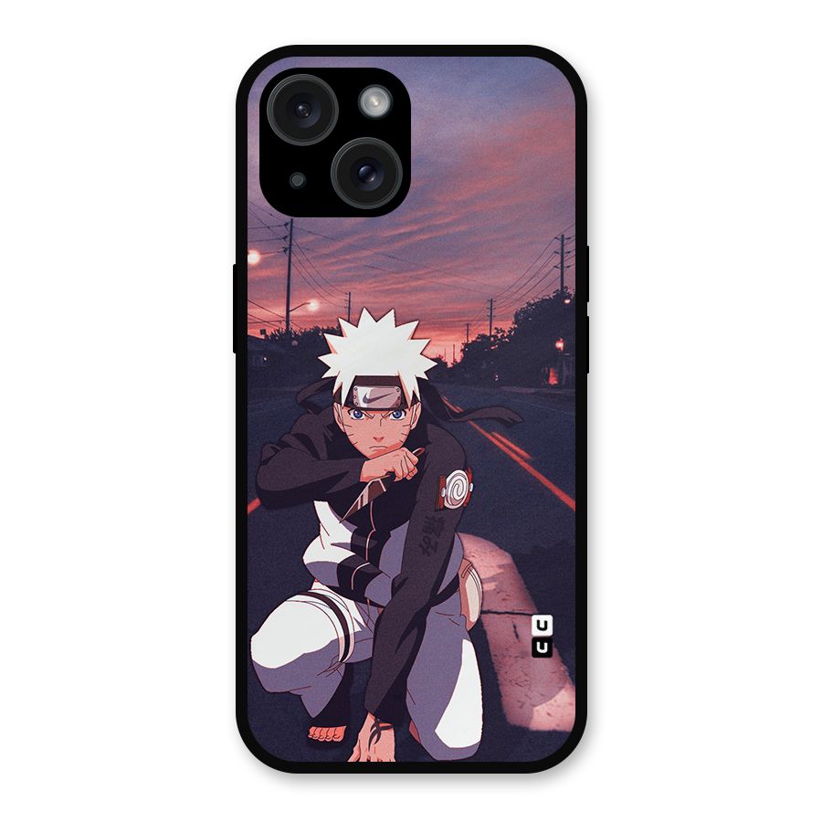 Anime Naruto Aesthetic Metal Back Case for iPhone 15
