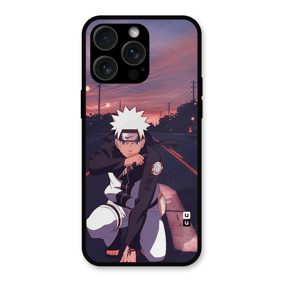 Anime Naruto Aesthetic Metal Back Case for iPhone 15 Pro Max