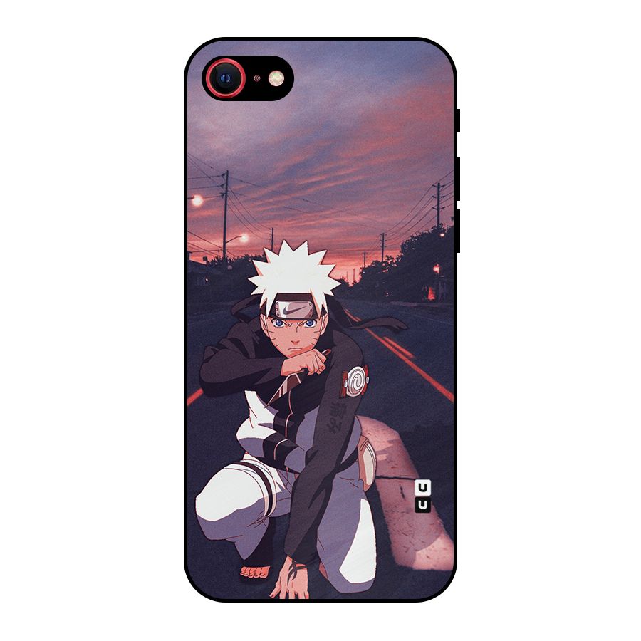 Anime Naruto Aesthetic Metal Back Case for iPhone 8
