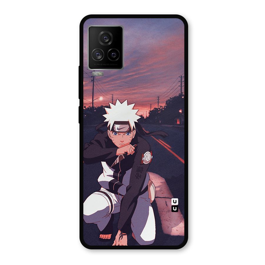 Anime Naruto Aesthetic Metal Back Case for iQOO 7 Legend 5G
