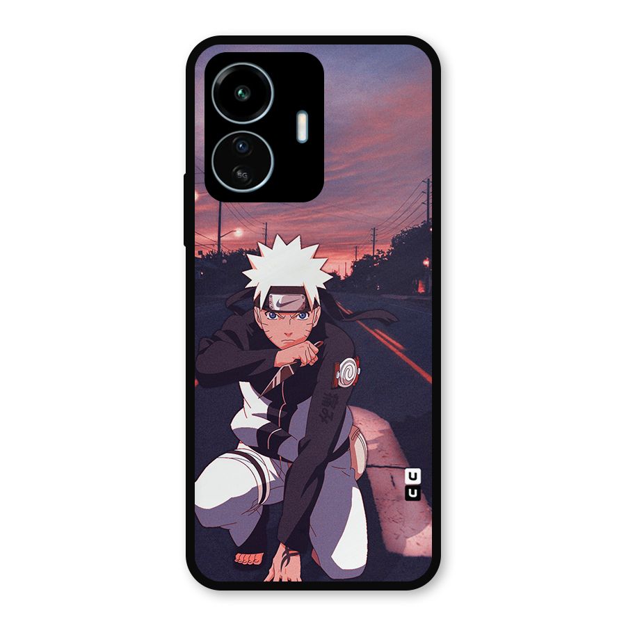 Anime Naruto Aesthetic Metal Back Case for vivo iQOO Z6 Lite 5G