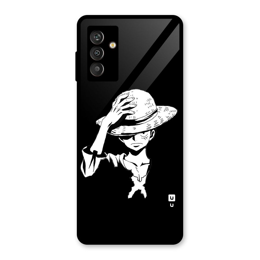 Anime One Piece Luffy Silhouette Glass Back Case for Galaxy M13