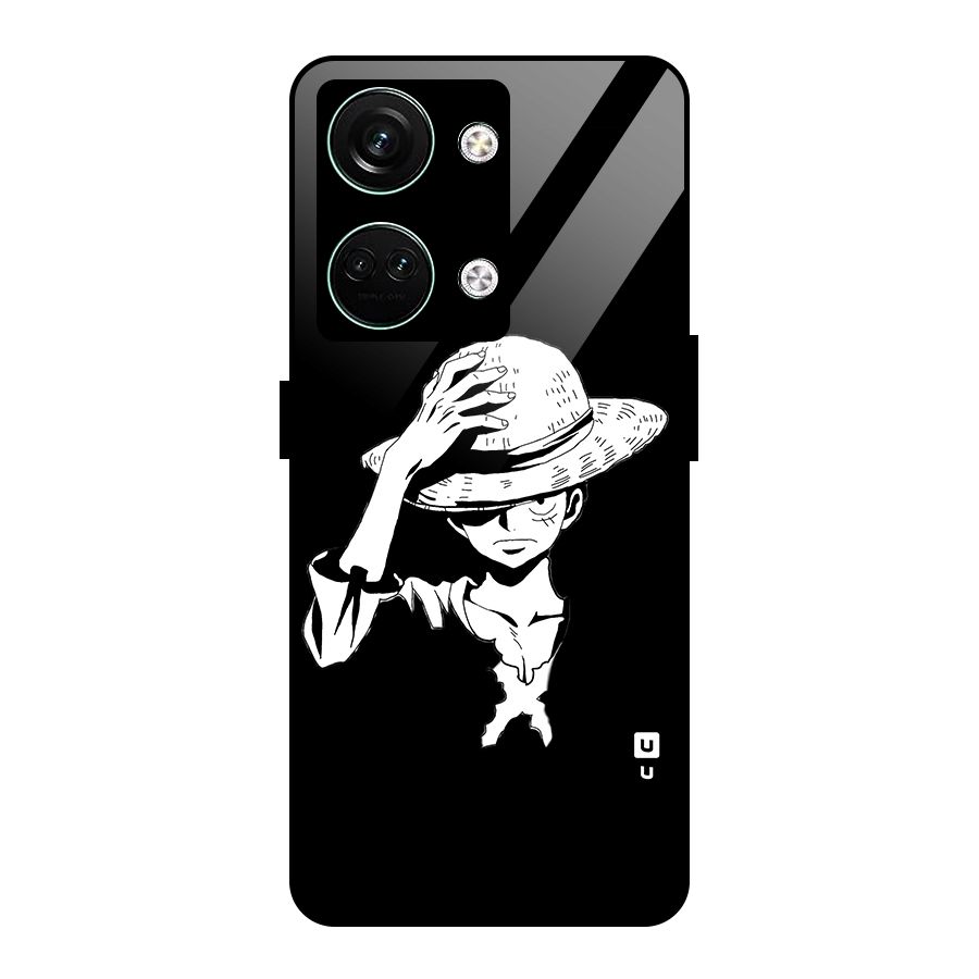 Anime One Piece Luffy Silhouette Glass Back Case for Oneplus Nord 3